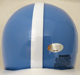 WARREN MOON AUTOGRAPHED OILERS BLUE MINI HELMET "HOF 06" MCS 185806