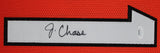Ja'Marr Chase Authentic Signed Orange Pro Style Framed Jersey BAS Witnessed