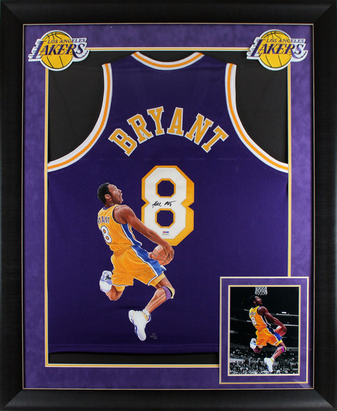 Framed Autographed/Signed Kobe Bryant 33x42 Los Angeles LA Purple  Basketball Jersey PSA/DNA COA at 's Sports Collectibles Store