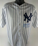 Clete Boyer & Johnny Blanchard Signed New York Yankees Majestic Jersey, JSA COA