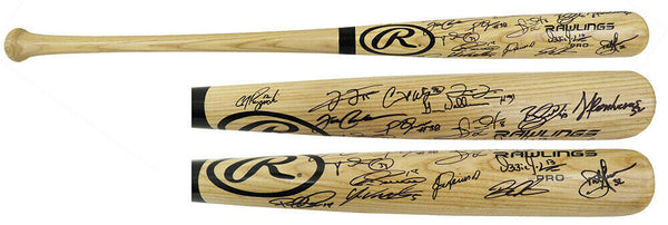 2005 Chicago White Sox Team Signed Rawlings Blonde Baseball Bat (18 Sigs/SS COA)