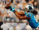 Kelvin Benjamin Autographed 16x20 Reaching For Pass Photo- JSA W Auth