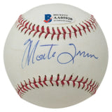 Willie Mays Monte Irvin Dual Signed Giants Baseball BAS LOA AA05920