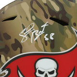 Shaquil Barrett Tampa Bay Buccaneers Signed Camo Alternate Replica Helmet