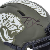 Signed Trevor Lawrence Jaguars Mini Helmet