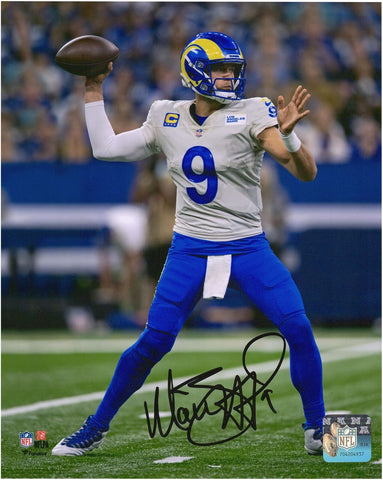 Matthew Stafford Los Angeles Rams Autographed 8" x 10" Passing Photograph