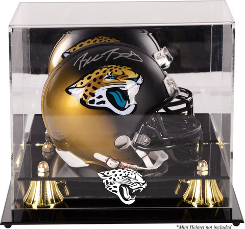 Jacksonville Jaguars Golden Classic Mini Helmet Display Case