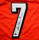 Boomer Esiason Autographed Orange Pro Style Jersey #2 - Beckett W Hologram