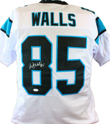 Wesley Walls Autographed White Pro Style Jersey- JSA Witnessed Auth *Silver