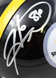 Jerome Bettis Hines Ward Signed Pittsburgh Steelers Mini Helmet- Beckett W Holo