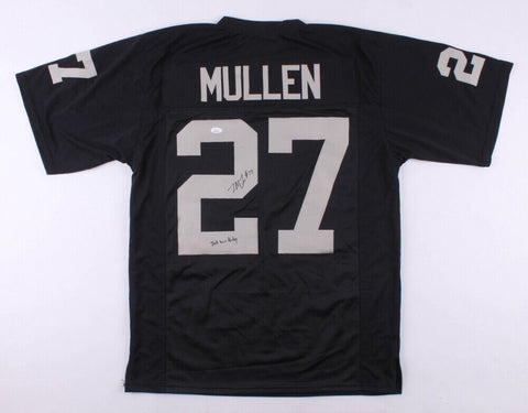 Trayvon Mullen Signed Oakland Raiders Jersey Inscribed "Just Win Baby"(JSA Holo)