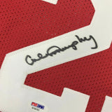 Autographed/Signed CALVIN MURPHY Houston Red Basketball Jersey PSA/DNA COA Auto