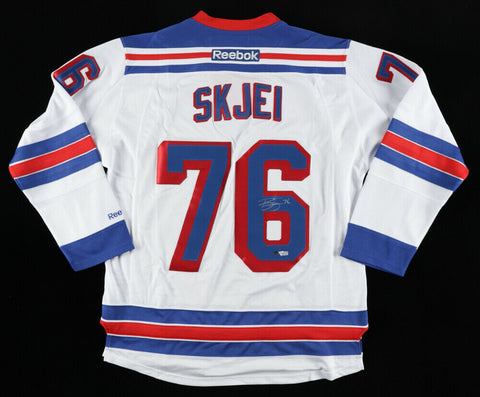 Brady Skjei Signed New York Rangers Jersey (Fanatics & Steiner) U of Minnesota