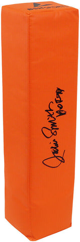 Jackie Smith (CARDINALS) Signed Orange Endzone Pylon w/HOF'94 - (SCHWARTZ COA)