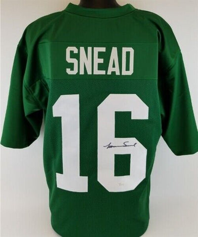 Norm Snead Signed Philadelphia Eagles Jersey (JSA COA) 4xPro Bowl Q.B.