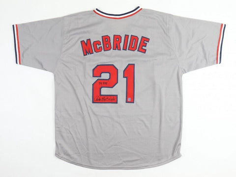 Bake McBride Signed St. Louis Cardinals Jersey Inscribed "74 ROY" (DA)