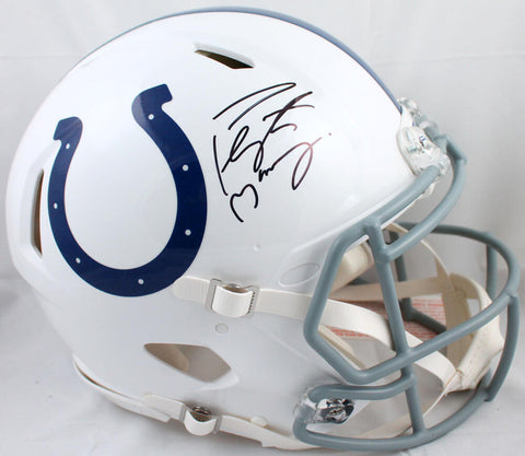 Peyton Manning Signed Indianapolis Colts Speed Authentic F/S Helmet-Fanatics
