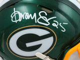 Dorsey Levens Autographed GB Packers Flash Speed Mini Helmet-Beckett W Hologram