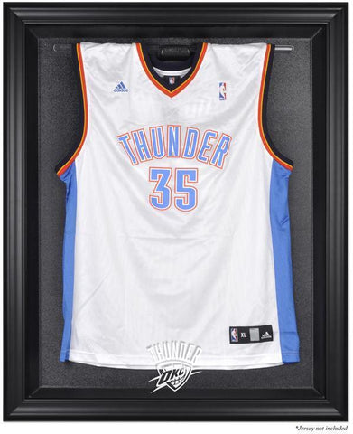 Thunder Black Framed Team Logo Jersey Display Case Authentic