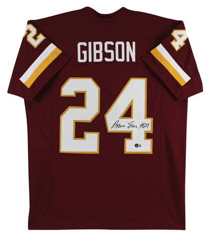 Antonio Gibson Authentic Signed Maroon Pro Style Jersey Autographed BAS Witness