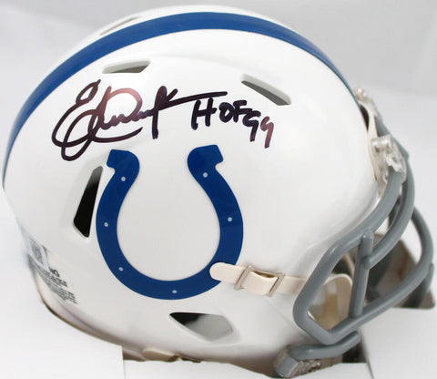 Eric Dickerson Signed Indianapolis Colts Speed Mini Helmet W/HOF- Beckett W Holo