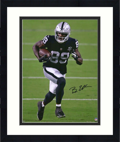 Framed Bryan Edwards Las Vegas Raiders Autographed 16" x 20" Running Photograph