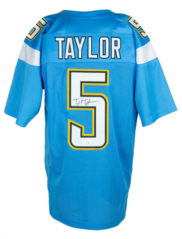 Tyrod Taylor Signed Los Angeles Chargers Jersey (JSA COA) 2015 Pro Bowl Q.B.
