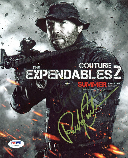 Randy Couture UFC The Expendables Authentic Signed 8x10 Photo PSA/DNA #Z40867