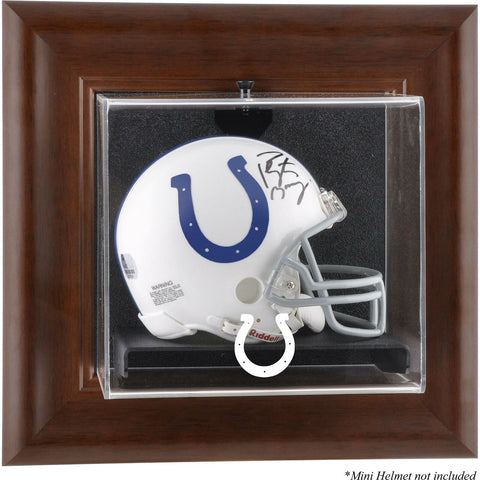 Colts Brown Mini Helmet Display Case - Fanatics