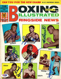 Joe Frazier & Others Certified Authentic Autographed Signed Mag Cover PSA S01608
