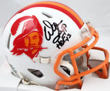 Warren Sapp Autographed Tampa Bucs 76-96 Speed Mini Helmet w/HOF-Beckett W Holo