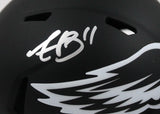 A.J. Brown Signed Philadelphia Eagles Eclipse Speed Mini Helmet-Beckett W Holo
