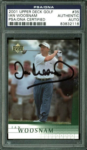 Ian Woosnam Signed Card 2001 Upper Deck Golf #35 PSA/DNA Slabbed #83832116