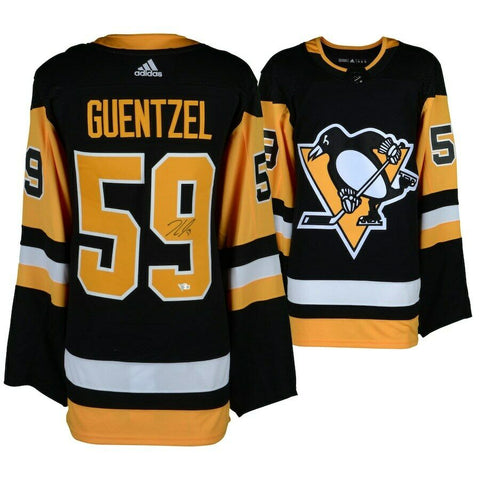 JAKE GUENTZEL Autographed Pittsburgh Penguins Authentic Black Jersey FANATICS