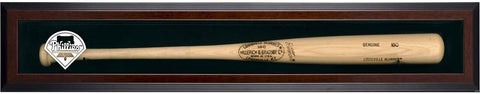 Phillies Logo Brown Framed Single Bat Display Case - Fanatics