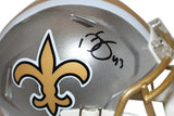 Darren Sproles Autographed New Orleans Saints Flash Mini Helmet Beckett 35397