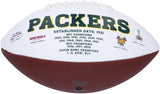 Christian Watson Green Bay Packers Autographed White Panel Football