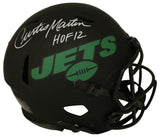 Curtis Martin Autographed New York Jets Authentic Eclipse Helmet HOF PSA 33965