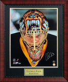 Tuukka Rusk Signed Autographed Photo Custom Framed to 24x20 Boston Bruins NEP
