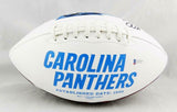 Luke Kuechly Autographed Carolina Panthers Logo Football- Beckett W Holo *Black