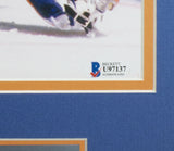 Grant Fuhr Signed Framed Edmonton Oilers 11x14 Hockey Photo BAS