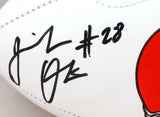 Jeremiah Owusu-Koramoah Autographed Cleveland Browns Logo Football- BA W Holo