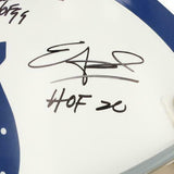 Edgerrin James Indianapolis Colts Signed Authentic Pro Helmet & "HOF 20" Insc