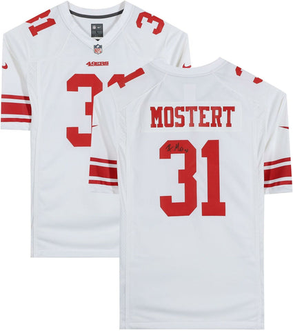 Raheem Mostert San Francisco 49ers Autographed White Nike Game Jersey