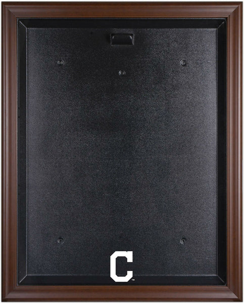 Indians Brown Framed Logo Jersey Display Case-Fanatics Authentic