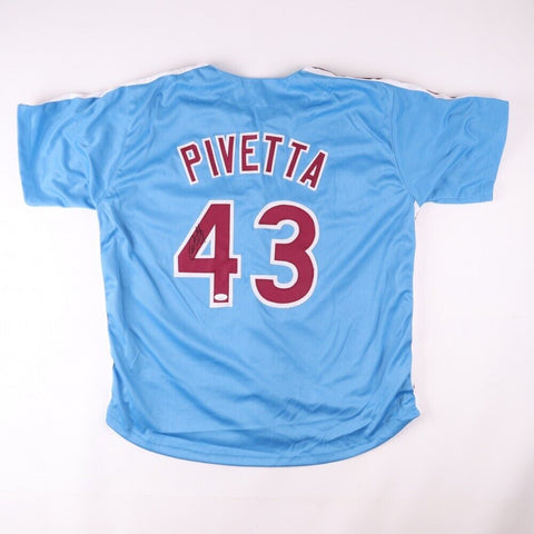 Nick Pivetta Signed Philadelphia Phillies Powder Blue Jersey (JSA COA) Pitcher