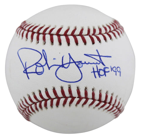 Brewers Robin Yount "HOF 99" Authentic Signed Oml Baseball Autographed BAS Wit