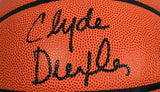 Clyde Drexler Autographed Wilson NBA Basketball - Beckett W Hologram *Black