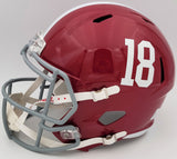 WILL ANDERSON AUTOGRAPHED ALABAMA RED FULL SIZE HELMET 21 DEF POY BECKETT 202897