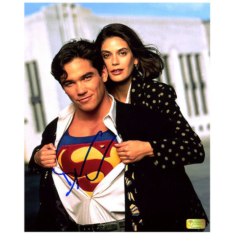 Dean Cain Autographed The New Adventures of Superman Reveal 8x10 Photo
